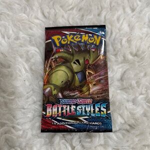Pokemon Battle Styles Trading Card Pack - Green and Blue